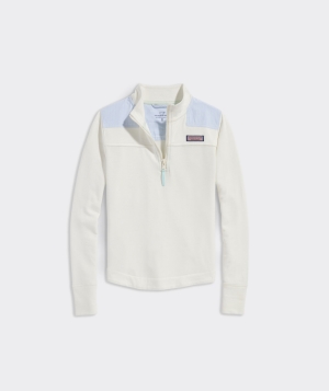 Sudaderas Vineyard Vines A Rayas Shoulder Dreamcloth® Relaxed Shep Shirt™ Pina Colada | 975608EPV