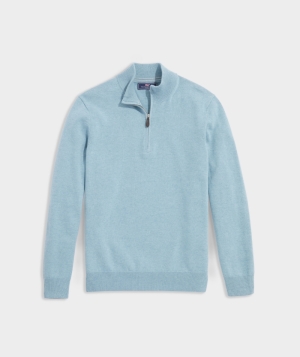 Suéteres Vineyard Vines Boathouse Quarter-Zip Sueter Azules | 960273YHR